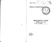 Sulla violenza