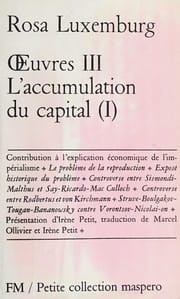 L'Accumulation du capital