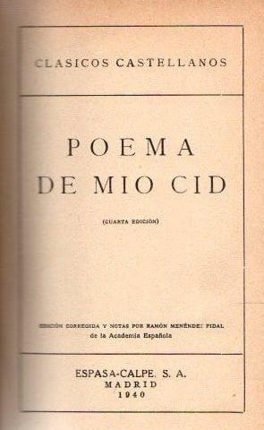 Poema de Mio Cid