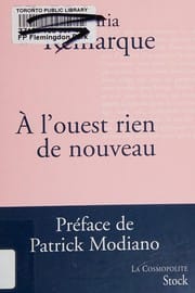 À l'ouest rien de nouveau