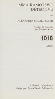 Mma Ramotswe détective