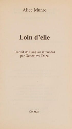 Loin d'elle