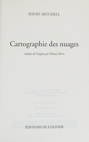 Cartographie des nuages