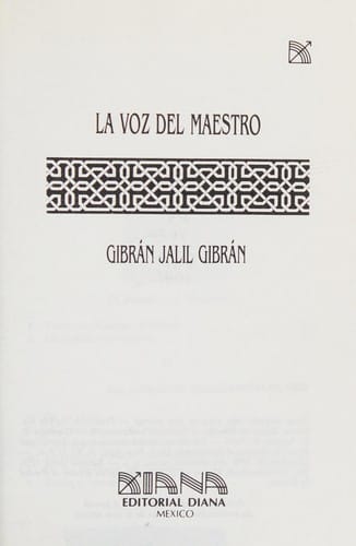 La voz del maestro
