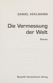 Die Vermessung der Welt