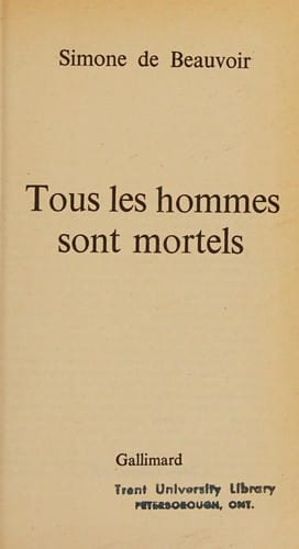 Tous les hommes sont mortels