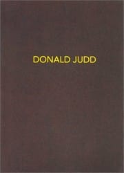 Donald Judd