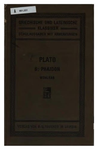 Platos ausgewählte schriften