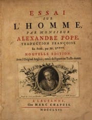 Essai sur l'homme