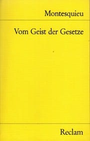 Vom Geist der Gesetze