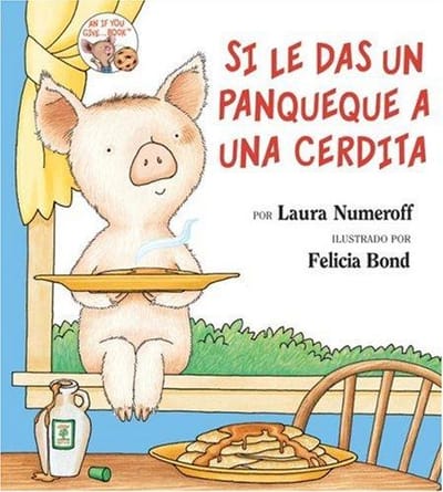Si le das un panqueque a una cerdita