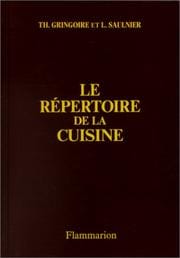 Le répertoire de la cuisine