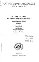 Le livre de l'art de chevalerie de Vegesce