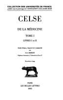 De la médecine, tome 1, livres I-II