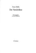Franz Kafka, Der Verschollene