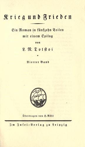 Krieg und Frieden