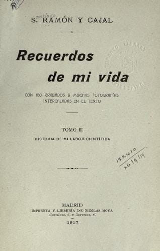 Recuerdos de mi vida.