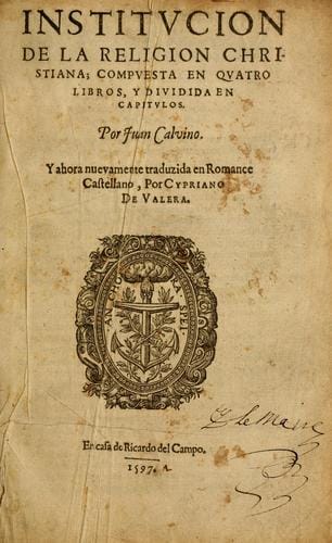 Institvción de la religión cristiana