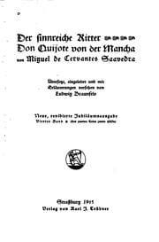 Der sinnreiche Junker Don Quixote von La Mancha