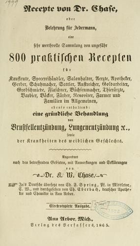 Recepte von Dr. Chase