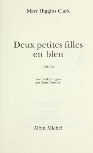 Deux petites filles en bleu