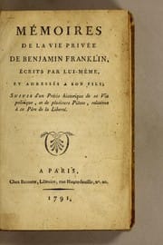 Mémoires de la vie privée de Benjamin Franklin