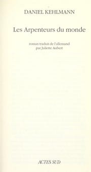 Les arpenteurs du monde