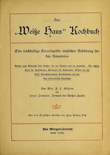 Das Weisse Haus Kochbuch