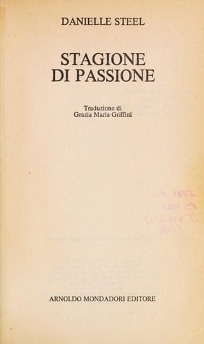 Stagione di passione