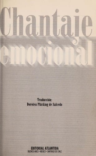 Chantaje emocional