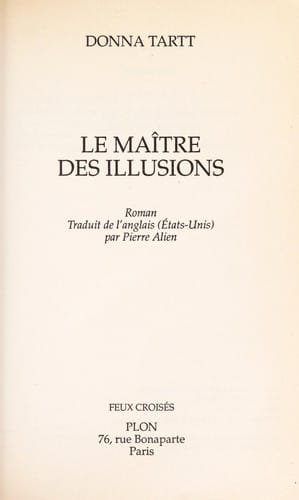 Le maitre des illusions