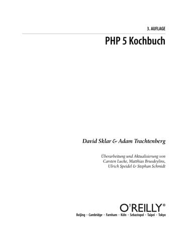 PHP 5 Kochbuch