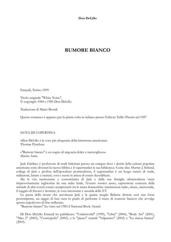 Rumore bianco