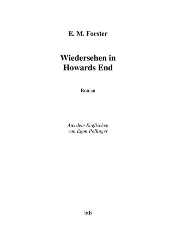 Wiedersehen in Howards End
