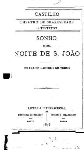 Sonho d'uma noite de S. João