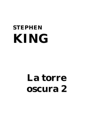 La torre oscura 2