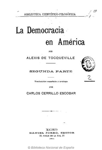 La democracia en América