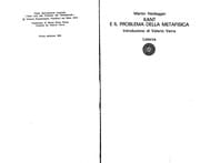 Kant e il problema della metafisica