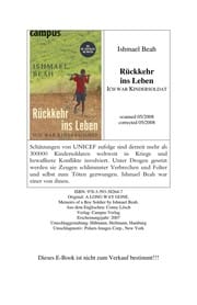 Ru ckkehr ins Leben