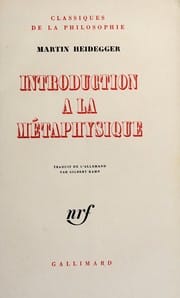 Introduction à la métaphysique.