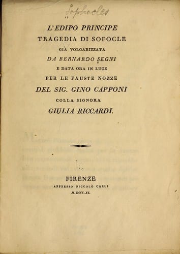 L'Edipo principe