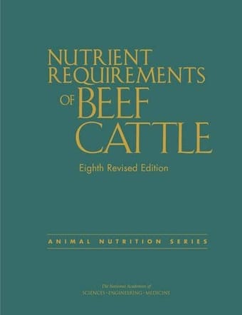 Nutrient Requirements of Beef Cattle