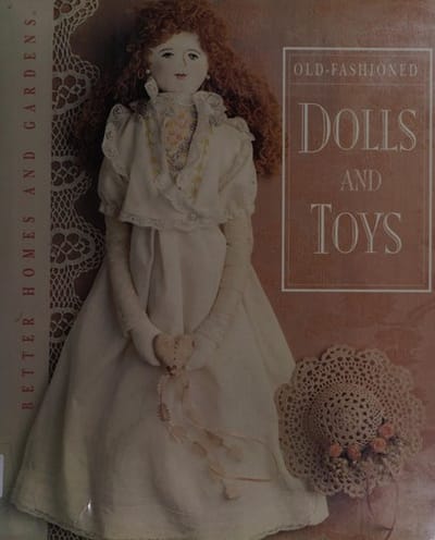 Old-fashioned dolls and toys