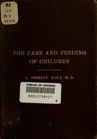 The care and feeding of children