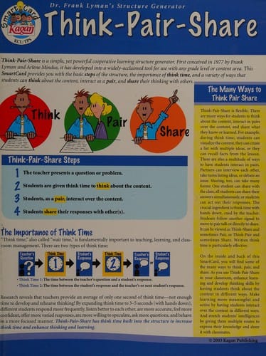 Dr. Frank Lyman's think-pair-share