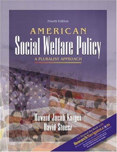 American social welfare policy