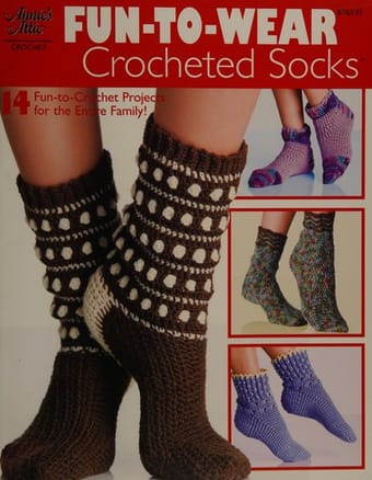 Fun-to-wear crocheted socks