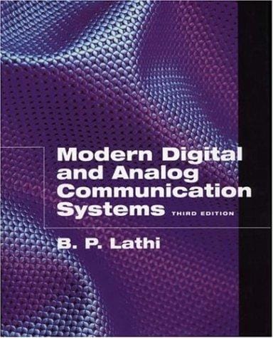 Modern digital and analogue communication systems