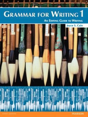 Grammar for writing 1
