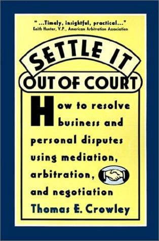Settle it out of court